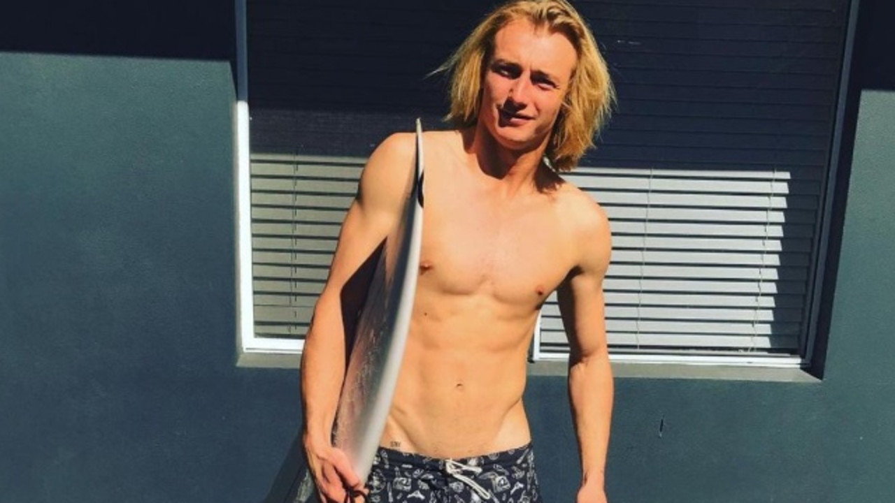 Tate Robinson, a professional surfer from Casuarina was sentenced to a two-year-and-four month intensive corrections order. Picture: Supplied