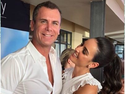 Wayne Carey and Jessica Paulke are reportedly expecting.