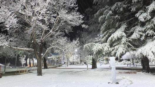 The Bureau of Meteorology says snow is possible across the Granite Belt on Wednesday afternoon. Picture: Contributed