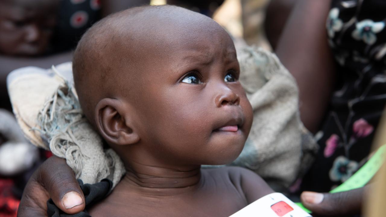 Around 60 per cent of the population in South Sudan are predicted to face acute food shortages this year, including 1.4 million children under the age of five. Picture: Plan International