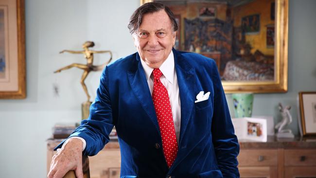 Barry Humphries received a phonecall in hospital from King Charles shortly before he died in April. Picture: Bob Barker