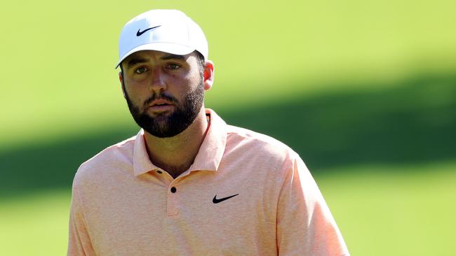 Scottie Scheffler is cruising to his second green jacket. Photo: Andrew Redington/Getty Images/AFP.