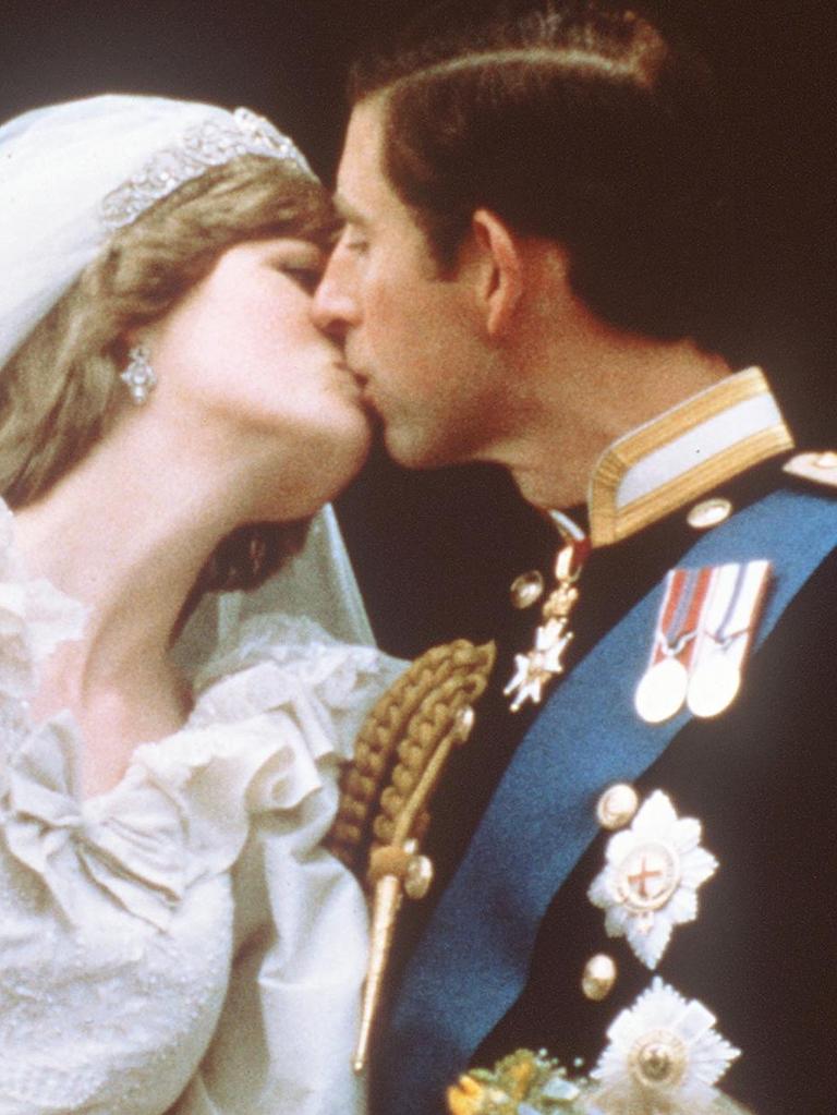 Charles and Diana on their wedding day. Picture: AFP