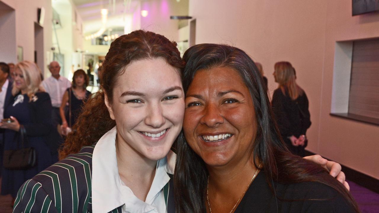 Kimberly Diamond and Vivianne Cordeiro at GC Women in Business Awards at GCCEC, Broadbeach. Pic: Regina King