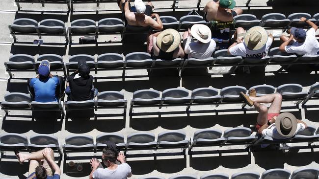 There will be no strict crowd zones for the Boxing Day Test. Picture: David Caird