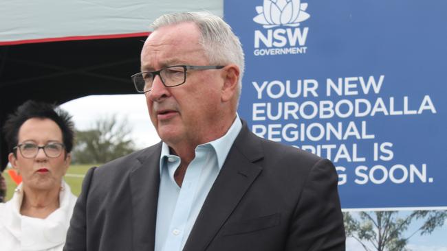 NSW Health Minister, Brad Hazzard, slammed a local community group for a recent "insensitive" political stunt. Picture: Tom McGann.