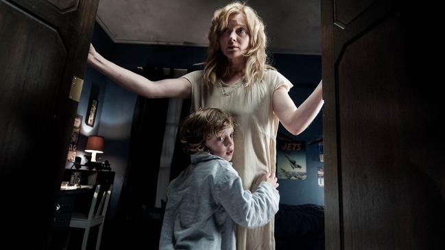 A scene from writer-director Jennifer Kent’s thriller, The Babadook.