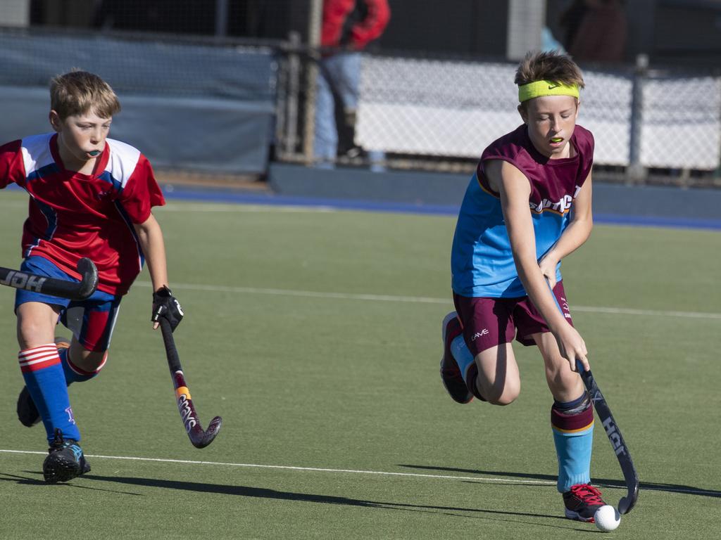 Darling Downs teams in action in the QSS 10-12 years state hockey ...