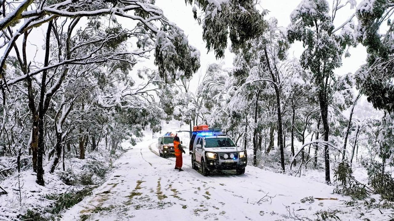 NSW weather Sydney’s coldest day in 37 years with snow across state