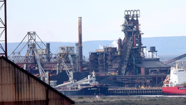 The Arrium steelworks at Whyalla. photo Calum Robertson