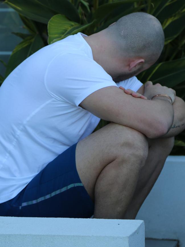 Ellis at his home prior to his arrest. Picture: NSW Police