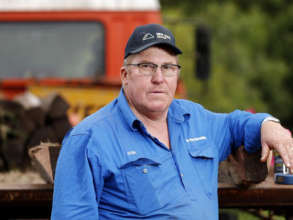 Donny Ballon, a former New Acland mine worker. Picture: Josh Woning