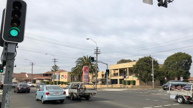 Victoria Rd intersection in Ryde.