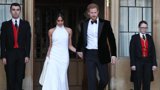 The newly married Duke and Duchess of Sussex, Meghan Markle and Prince Harry. Picture: MEGA