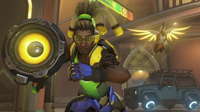 Lucio and Mercy, two of the playable support heroes in Overwatch. Picture: Blizzard Entertainment