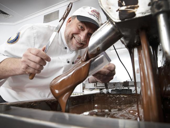 Chocolate maker Igor Van Gerwen at the House of Anvers in Latrobe. Picture: CHRIS KIDD