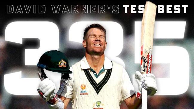 335*! David Warner’s brilliant best test knock against Pakistan