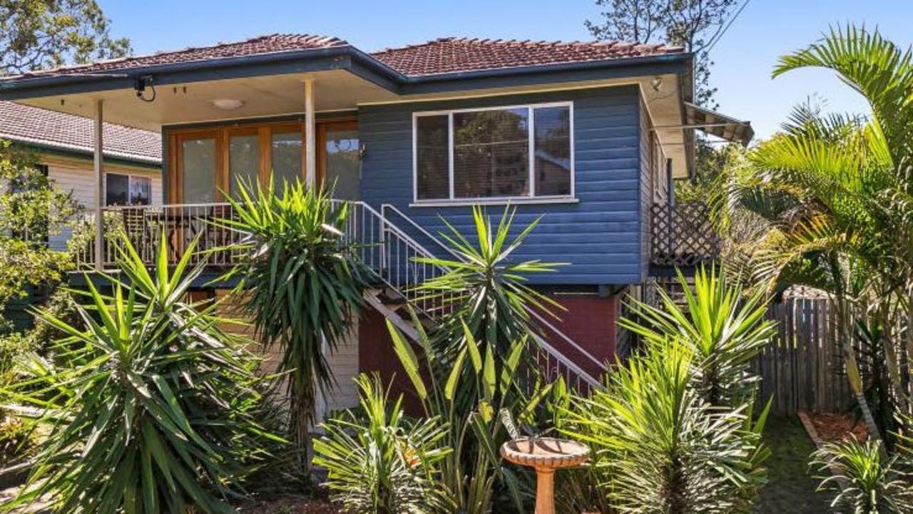 This three-bedroom house at 4 Merewether St, Corinda, is on the market for offers over $900,000.