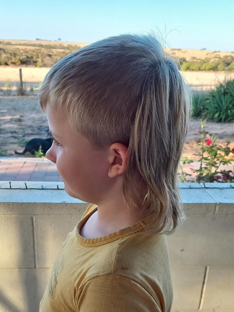 Kids Mullet Cup 2023 - Walter Tilley ,6. Picture: Supplied