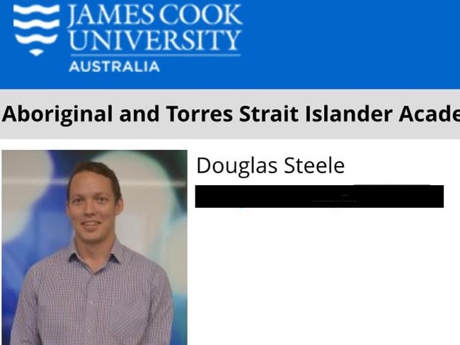 James Cook University staffer Douglas Steele pleaded guilty to raping an Aboriginal student who was unconscious at the time.