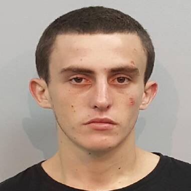 Brodie Denning, 24, faced Campbelltown Local Court via AVL from Bathurst Correctional Centre on Wednesday and pleaded guilty to the break and enter of 24 businesses between September 25 and October 4, 2020. Picture: NSW Police