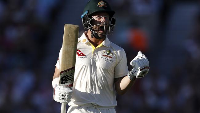 Wade reaches his century. Picture: Getty Images