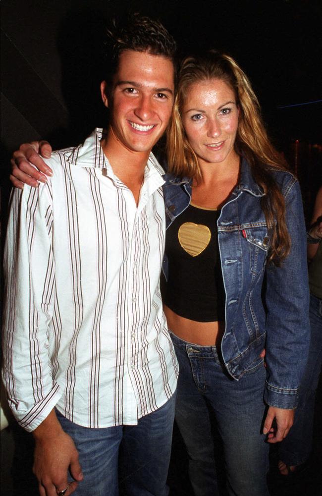 Brett Holloway and Jenny Pike party at the Rolling Rock nightclub in June 2003. Picture: Sharyn Rosewarne