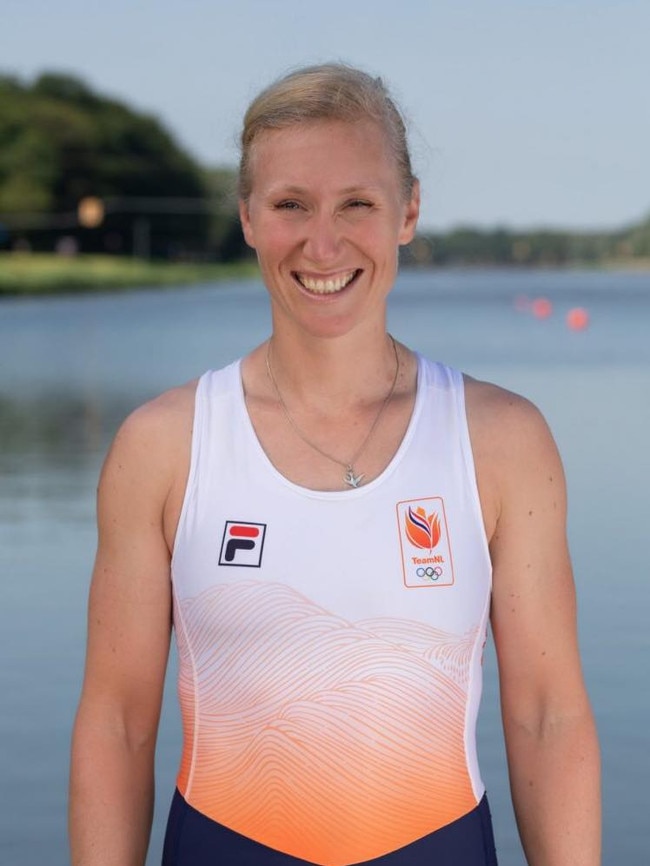 Lisa Scheenaard, who will be cheered on by her sister, well known South Grafton business owner Mariejke Van der Vlist in the Olympic double sculls final.