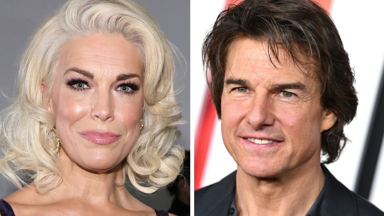 Hannah Waddingham and Tom Cruise.