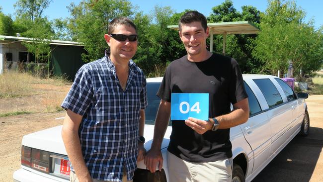 David Reed and his mate rolled into the auction in a limo and almost bought the place for $29,000.