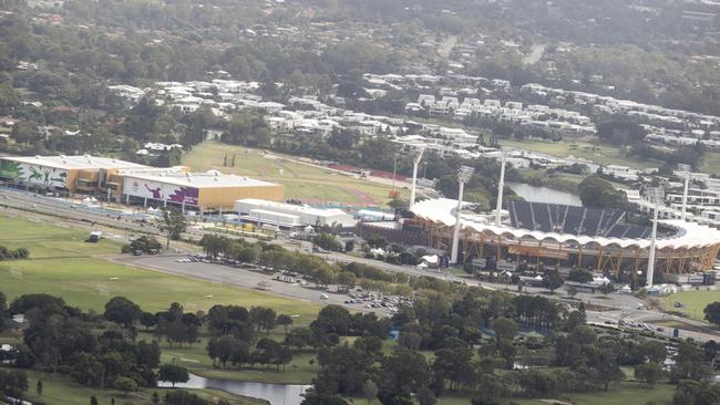 The Gold Coast Sports Precinct including Metricon Stadium, at Carrara.