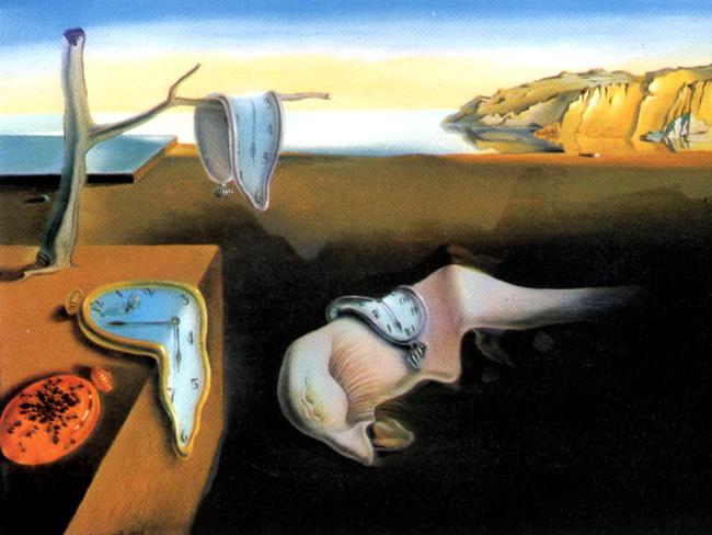 Art - painting 'The Persistence of Memory' by artist Salvador Dali. /Artists/Dali