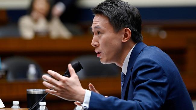 TikTok CEO Shou Zi Chew testifies before the House Energy and Commerce Committee hearing on "TikTok: How Congress Can Safeguard American Data Privacy and Protect Children from Online Harms." Picture: AFP.