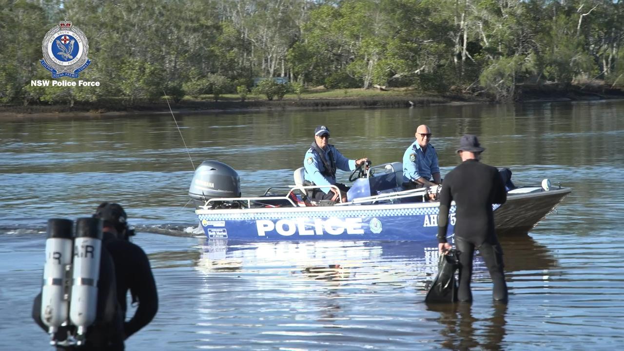 Wednesday 14 February 2024. Homicide detectives commence search for Daniel Copeland in Wooli – Strike Force Illfracombe. Photo: NSW Police / Supplied