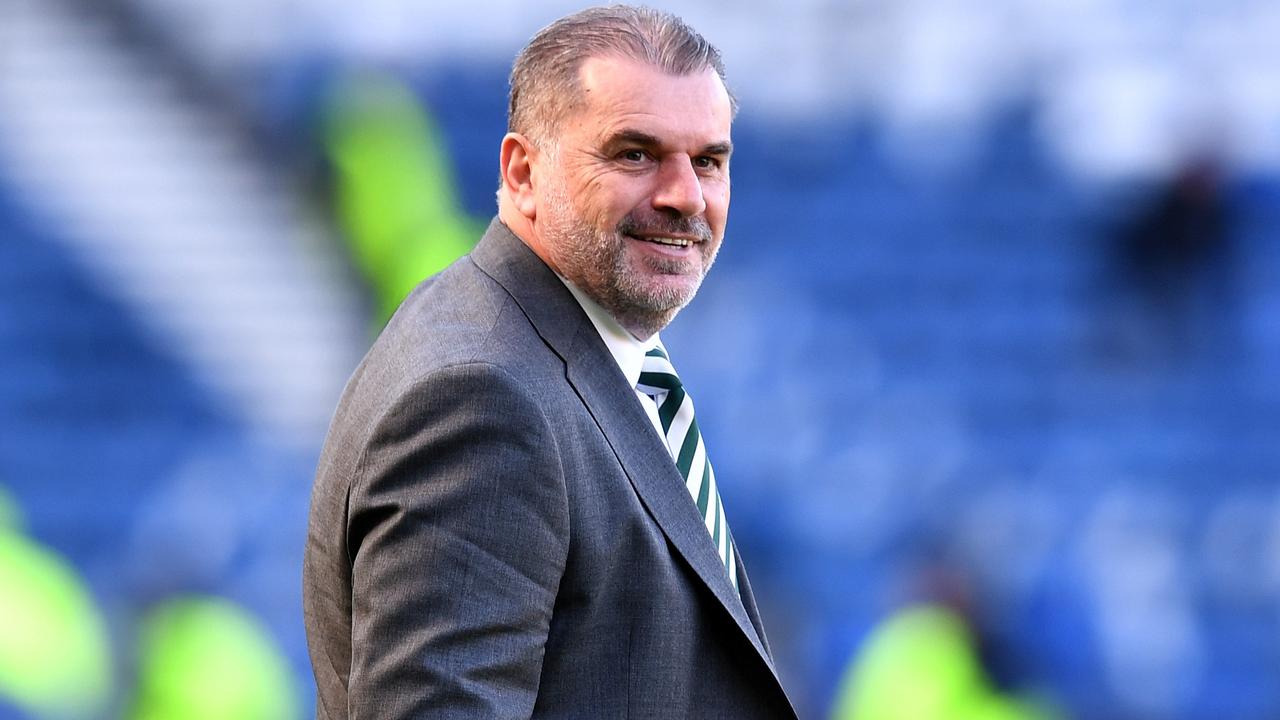 Ange Postecoglou is now the head coach of Celtic, looks in Scotland. (Photo by Mark Runnacles/Getty Images)