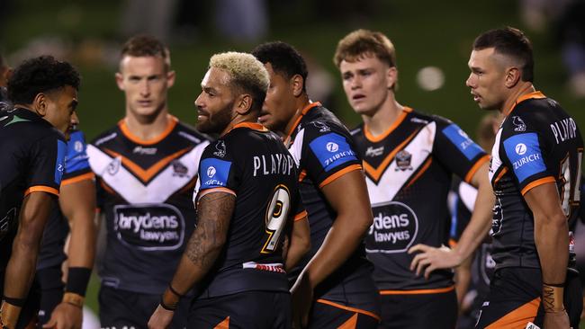 The Wests Tigers were third in a two-horse race. Photo by Jason McCawley/Getty Images