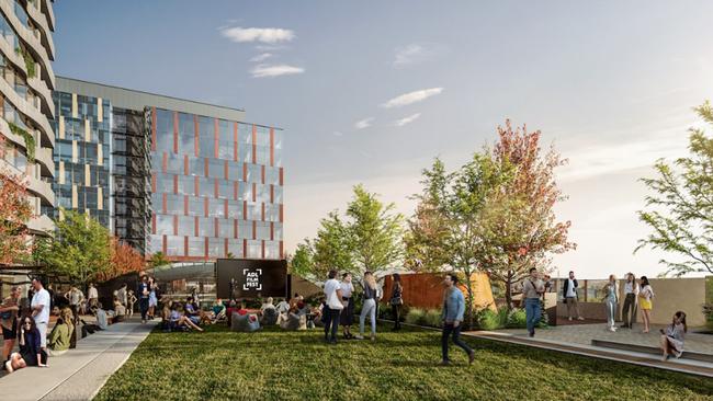 Artist's impressions of Market Square development. Picture: Supplied by ICD Property