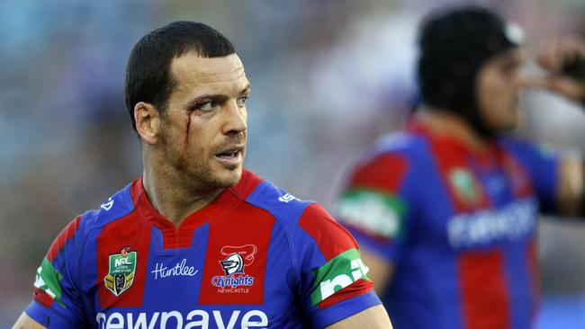 Jarrod Mullen during his time with the Knights (AAP Image/Darren Pateman)