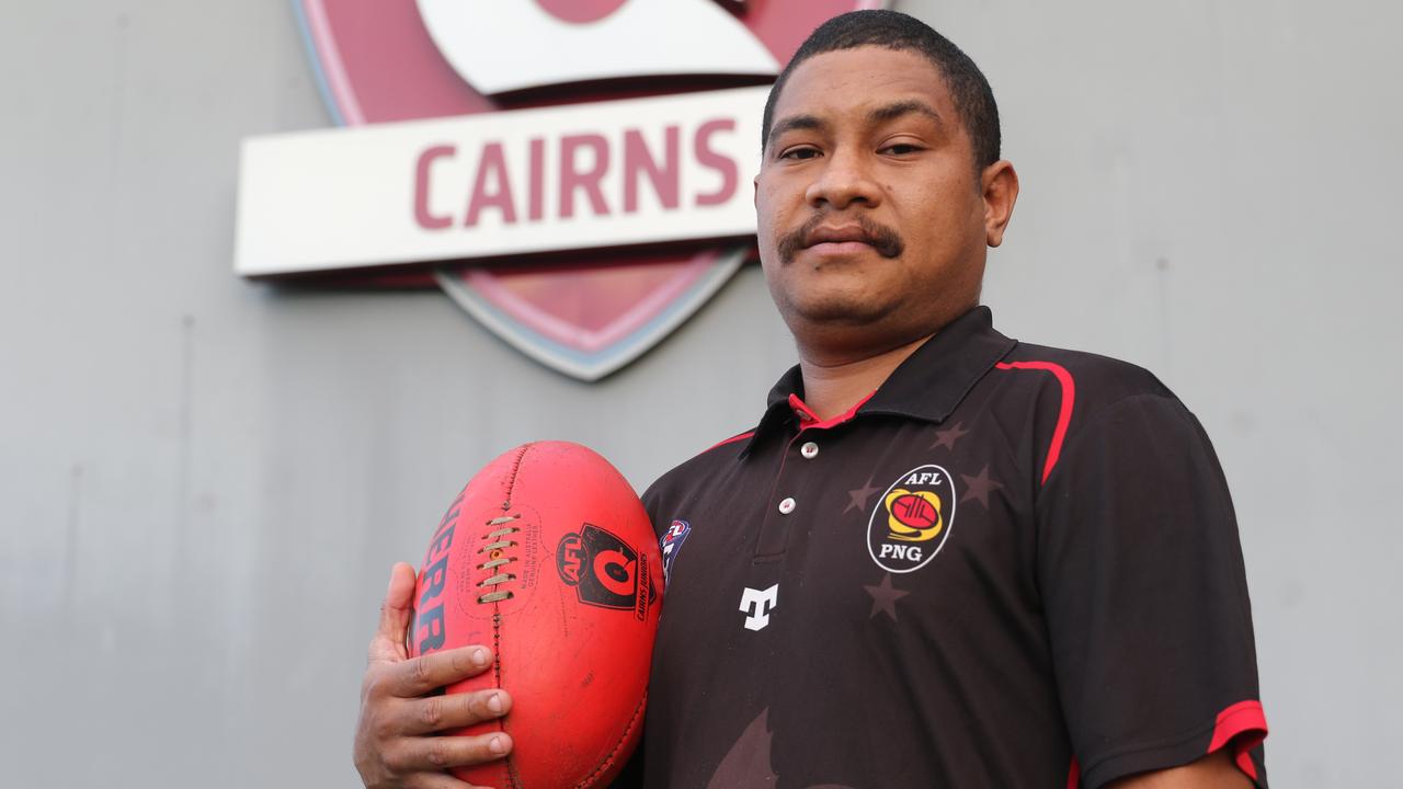 PNG-born AFL Cairns player Kila Rawali will represent his home country in November's Pacific Cup. Picture: Samuel Davis