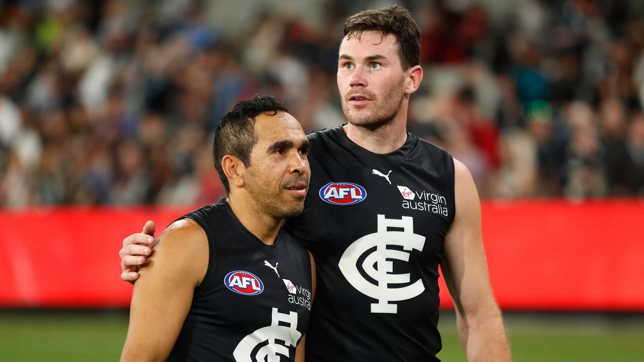 Mitch McGovern is set for more time on the sidelines. Picture: Michael Willson/AFL Photos /Getty Images