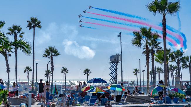 Huntington Beach airshow in California is set to be replicated on the Gold Coast in August 2023. Picture: Wings Public