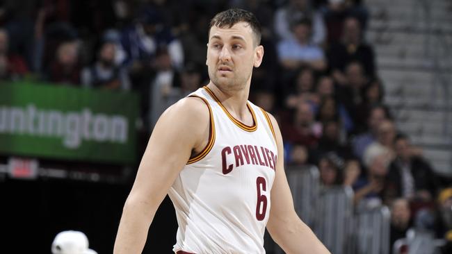 Andrew Bogut had a brief appearance with the Cleveland Cavaliers last season.