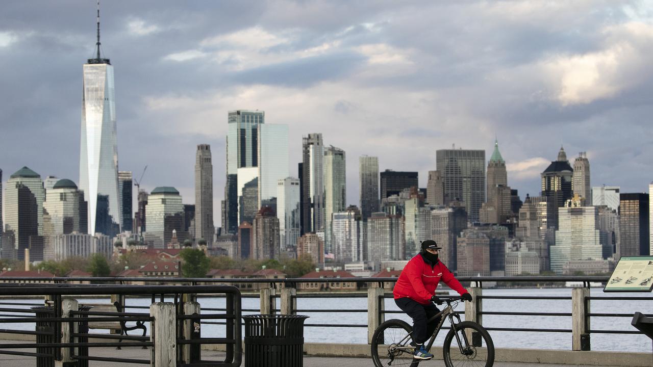 Some US states have already begun to partially reopen following a “downward trajectory” of infection rates. Picture: AP/Mark Lennihan