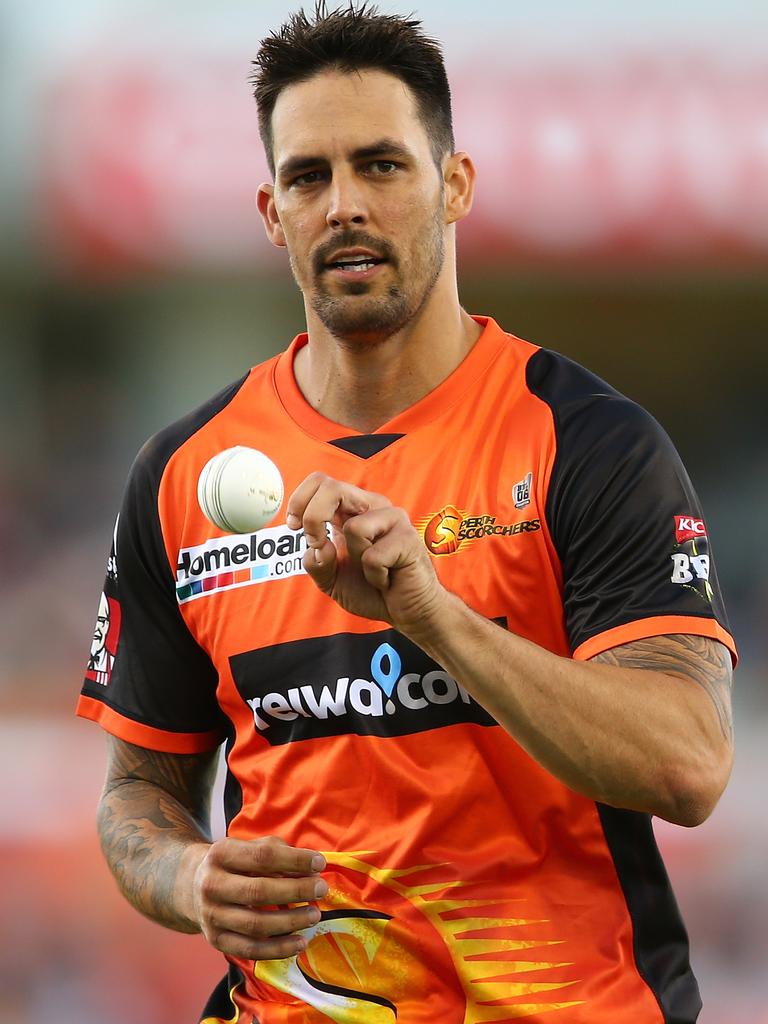 Mitchell Johnson has a lit a fire under the summer of cricket. (Photo by Paul Kane/Getty Images)