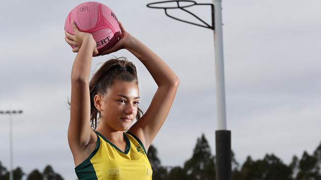 Holly Gavin’s life revolves around her love of netball. Pictures: Carmela Roche