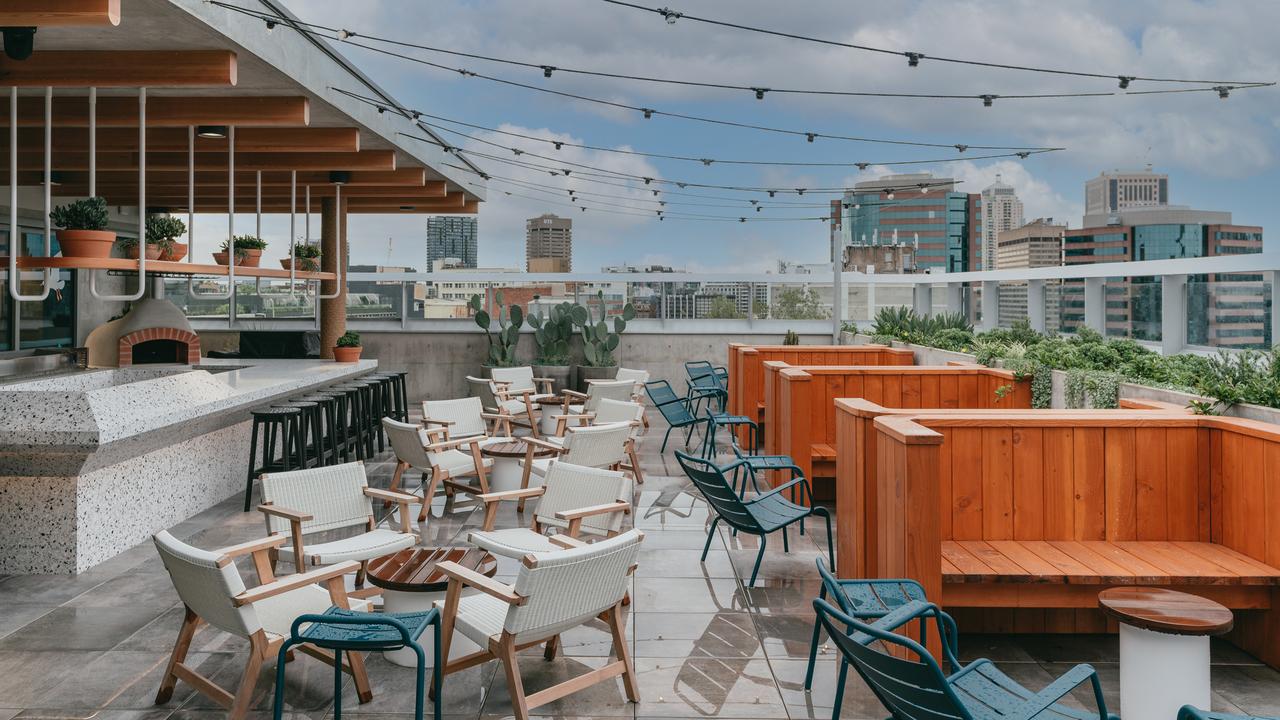 The rooftop bar at its headquarters. Picture: Supplied