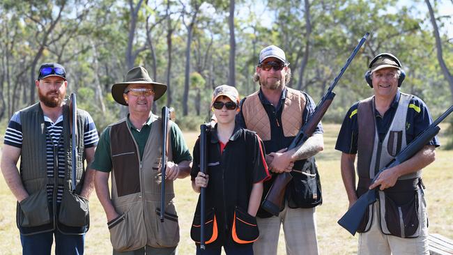 BACK IN ACTION: Gympie clay shooters including Paul Rigoni (right) have been given the all clear for a return to action in a limited capacity under Stage 1 of the Queensland Government’s coronavirus road map.