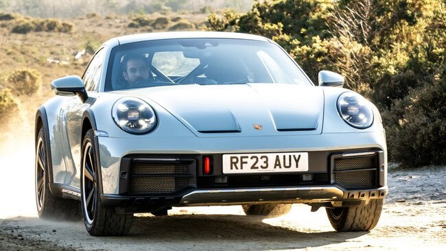 Anyone with even a tiny bit of testosterone in their ­underpants would want to drive this jacked-up, armour-plated Porsche 911 across the Sahara. Picture: Supplied