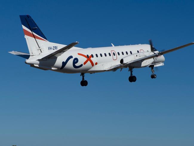 Rex has a fleet of 61 Saab 340s which are used on regional routes. Picture: Supplied.