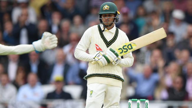 Usman Khawaja was dropped after the third Ashes Test. Picture: Getty Images